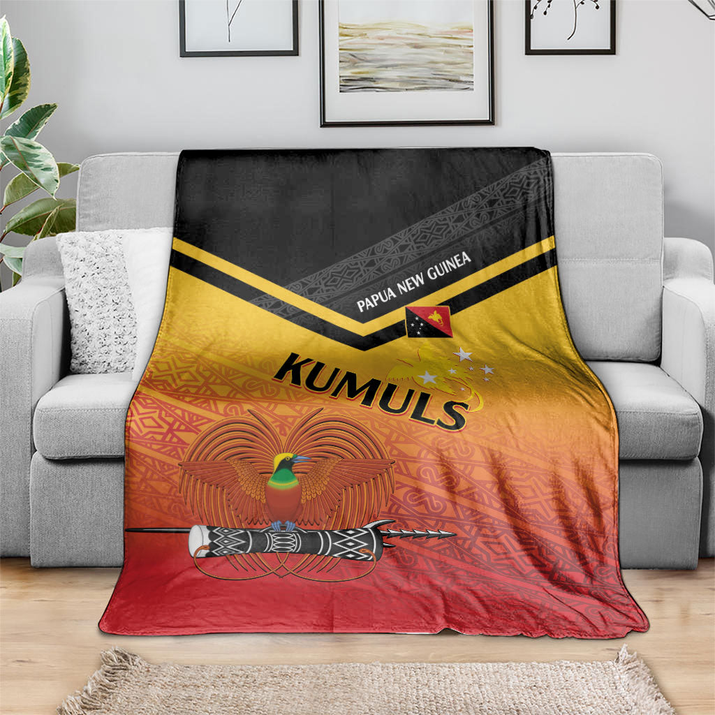 Papua New Guinea Rugby The Kumuls Blanket Motuan Inspired Pattern LT7 - Polynesian Pride