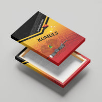 Papua New Guinea Rugby The Kumuls Canvas Wall Art Motuan Inspired Pattern LT7 - Polynesian Pride
