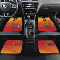 Papua New Guinea Custom Rugby The Kumuls Car Mats Motuan Inspired Pattern LT7 Set 4pcs Multicolor - Polynesian Pride