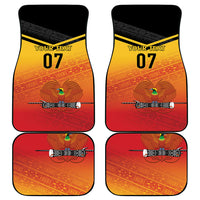 Papua New Guinea Custom Rugby The Kumuls Car Mats Motuan Inspired Pattern LT7 - Polynesian Pride