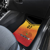 Papua New Guinea Custom Rugby The Kumuls Car Mats Motuan Inspired Pattern LT7 - Polynesian Pride