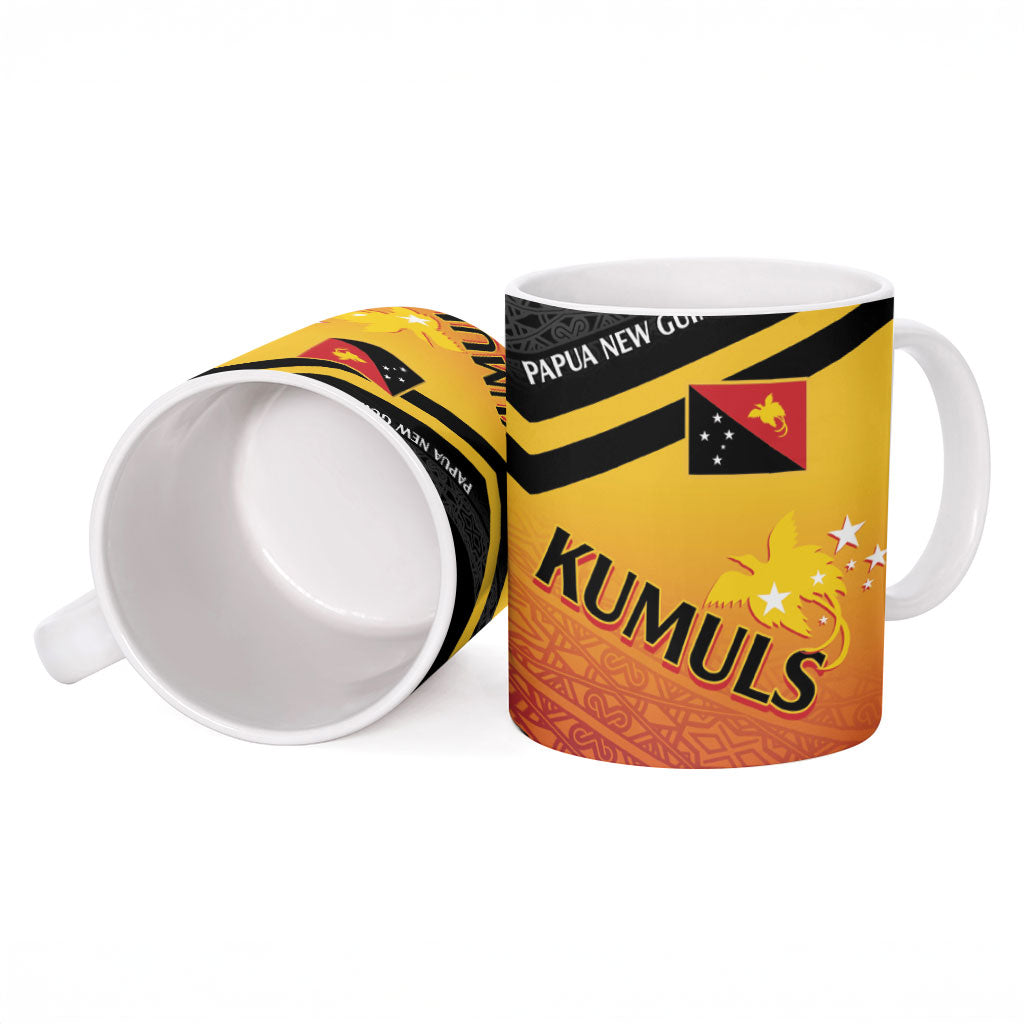 Papua New Guinea Rugby The Kumuls Ceramic Mug Motuan Inspired Pattern LT7 - Polynesian Pride