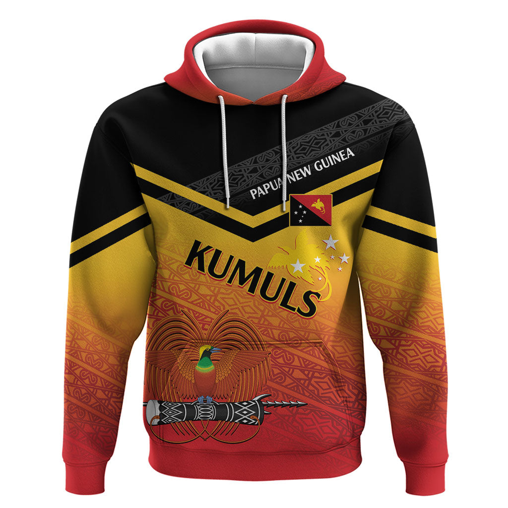 Papua New Guinea Custom Rugby The Kumuls Hoodie Motuan Inspired Pattern LT7 Pullover Hoodie Multicolor - Polynesian Pride