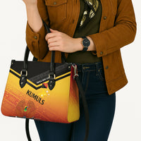 Papua New Guinea Rugby The Kumuls Leather Bag Motuan Inspired Pattern LT7 - Polynesian Pride