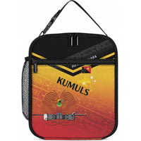Papua New Guinea Rugby The Kumuls Lunch Bag Motuan Inspired Pattern LT7 10.2 × 8.3 × 4.3 inch Multicolor - Polynesian Pride