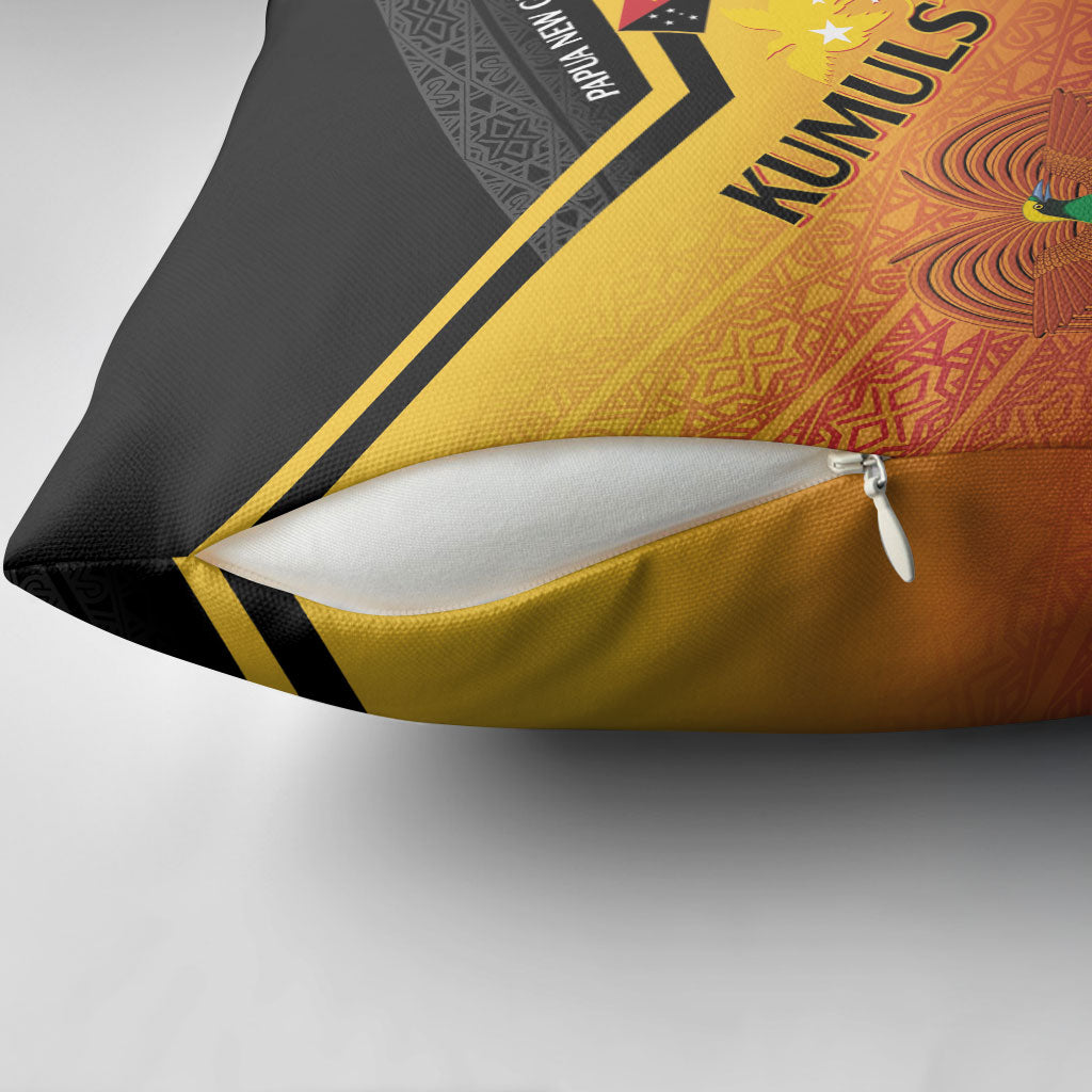 Papua New Guinea Rugby The Kumuls Pillow Cover Motuan Inspired Pattern LT7 - Polynesian Pride