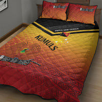 Papua New Guinea Rugby The Kumuls Quilt Bed Set Motuan Inspired Pattern LT7 - Polynesian Pride