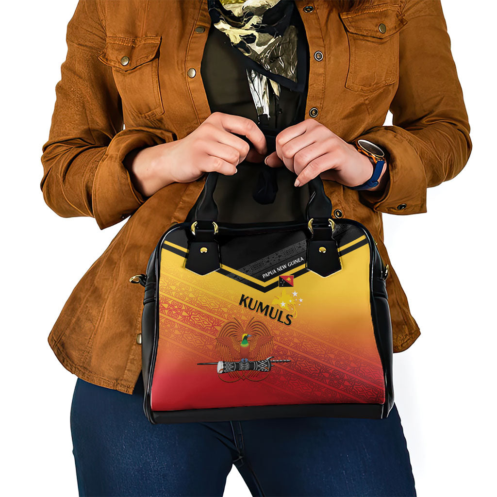 Papua New Guinea Rugby The Kumuls Shoulder Handbag Motuan Inspired Pattern LT7 - Polynesian Pride