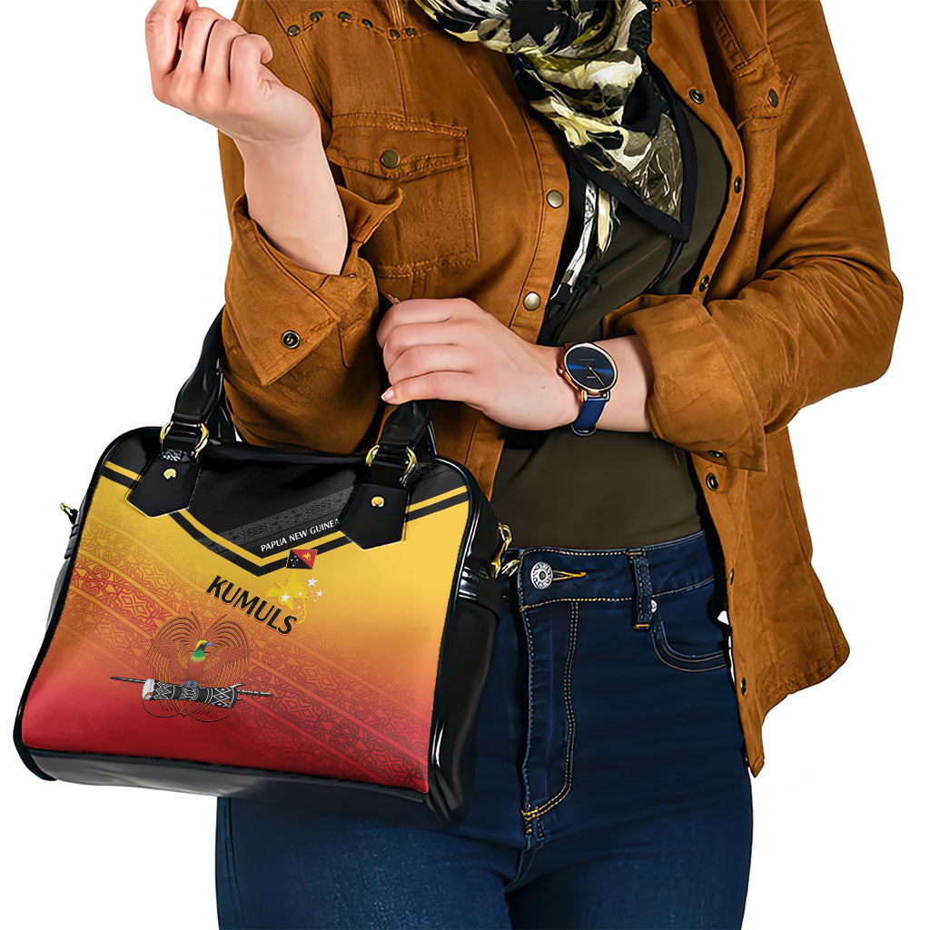 Papua New Guinea Rugby The Kumuls Shoulder Handbag Motuan Inspired Pattern LT7 - Polynesian Pride