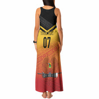 Papua New Guinea Custom Rugby The Kumuls Tank Maxi Dress Motuan Inspired Pattern LT7 - Polynesian Pride