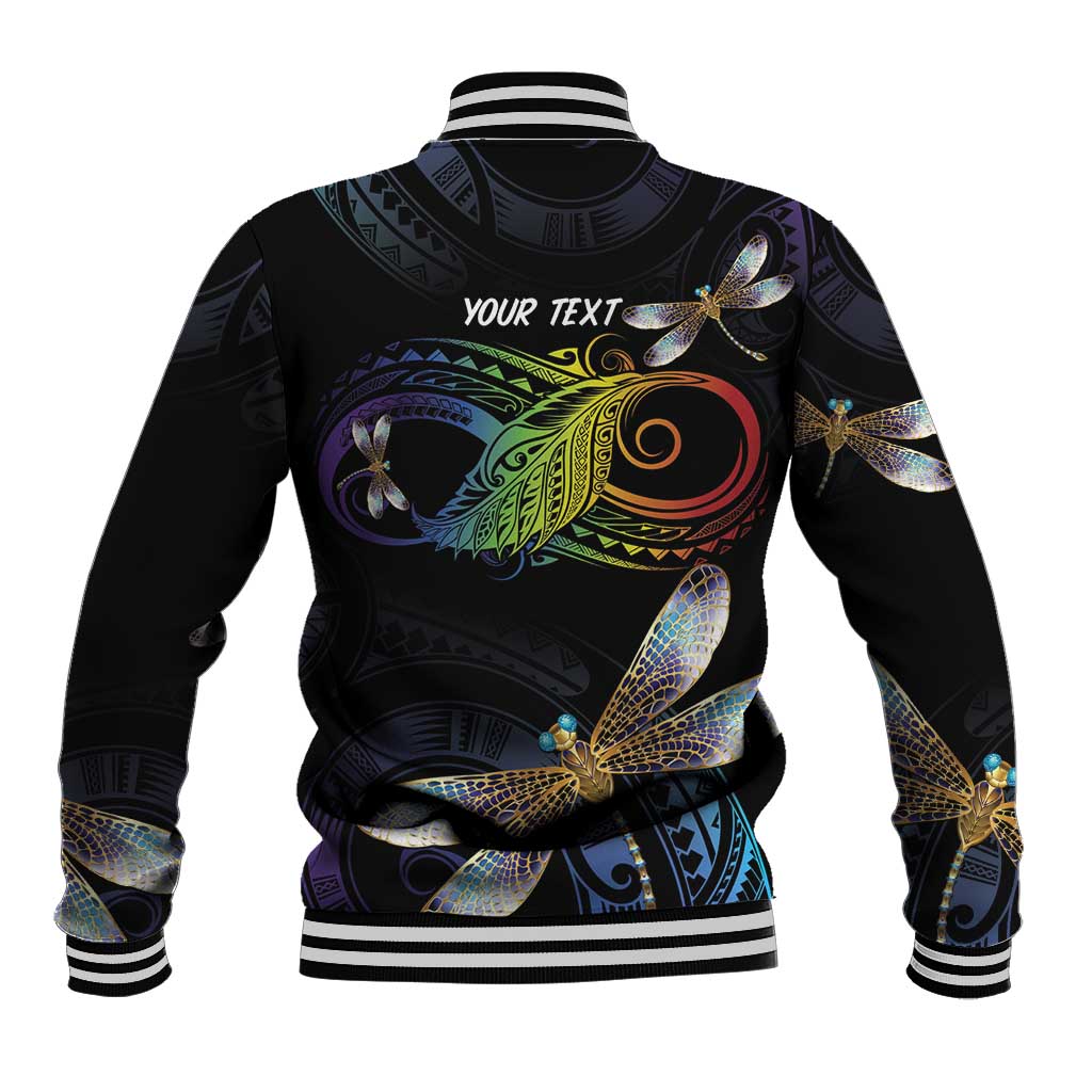 Personalised Polynesian Memorial Baseball Jacket Your Wings Were Ready But My Heart Was Not