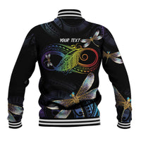 Personalised Polynesian Memorial Baseball Jacket Your Wings Were Ready But My Heart Was Not