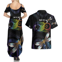 Personalised Polynesian Memorial Couples Matching Summer Maxi Dress and Hawaiian Shirt Your Wings Were Ready But My Heart Was Not LT7 - Polynesian Pride