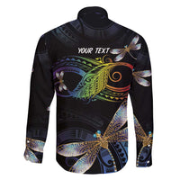 Personalised Polynesian Memorial Family Matching Long Sleeve Bodycon Dress and Hawaiian Shirt Your Wings Were Ready But My Heart Was Not LT7 - Polynesian Pride