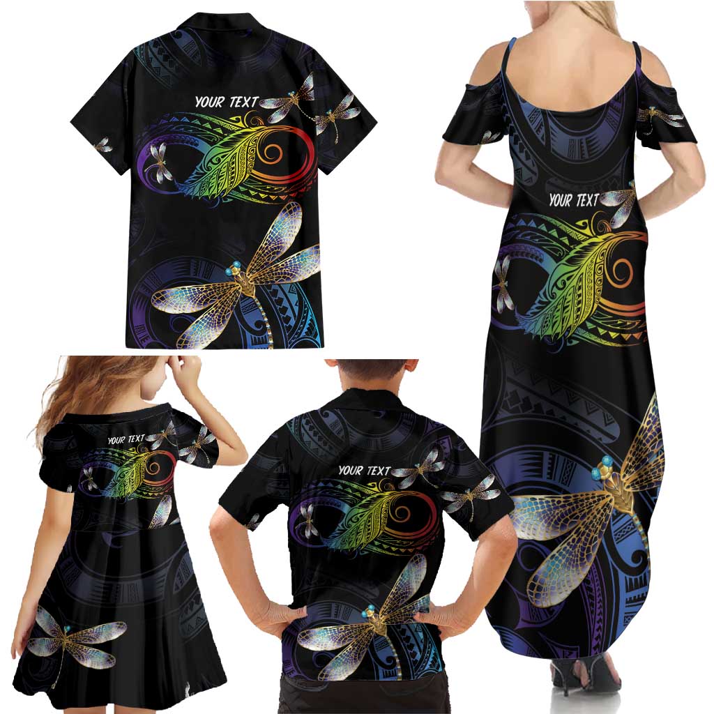 Personalised Polynesian Memorial Family Matching Summer Maxi Dress and Hawaiian Shirt Your Wings Were Ready But My Heart Was Not LT7 - Polynesian Pride