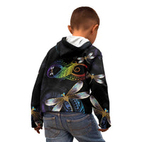 Personalised Polynesian Memorial Kid Hoodie Your Wings Were Ready But My Heart Was Not LT7 - Polynesian Pride