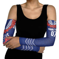 Toa Samoa Rugby Custom Arm Sleeves Ulafala Mix Nifo'oti - Polynesian Pride