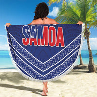 Toa Samoa Rugby Beach Blanket Ulafala Mix Nifo'oti - Polynesian Pride
