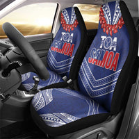 Toa Samoa Rugby Car Seat Cover Ulafala Mix Nifo'oti - Polynesian Pride