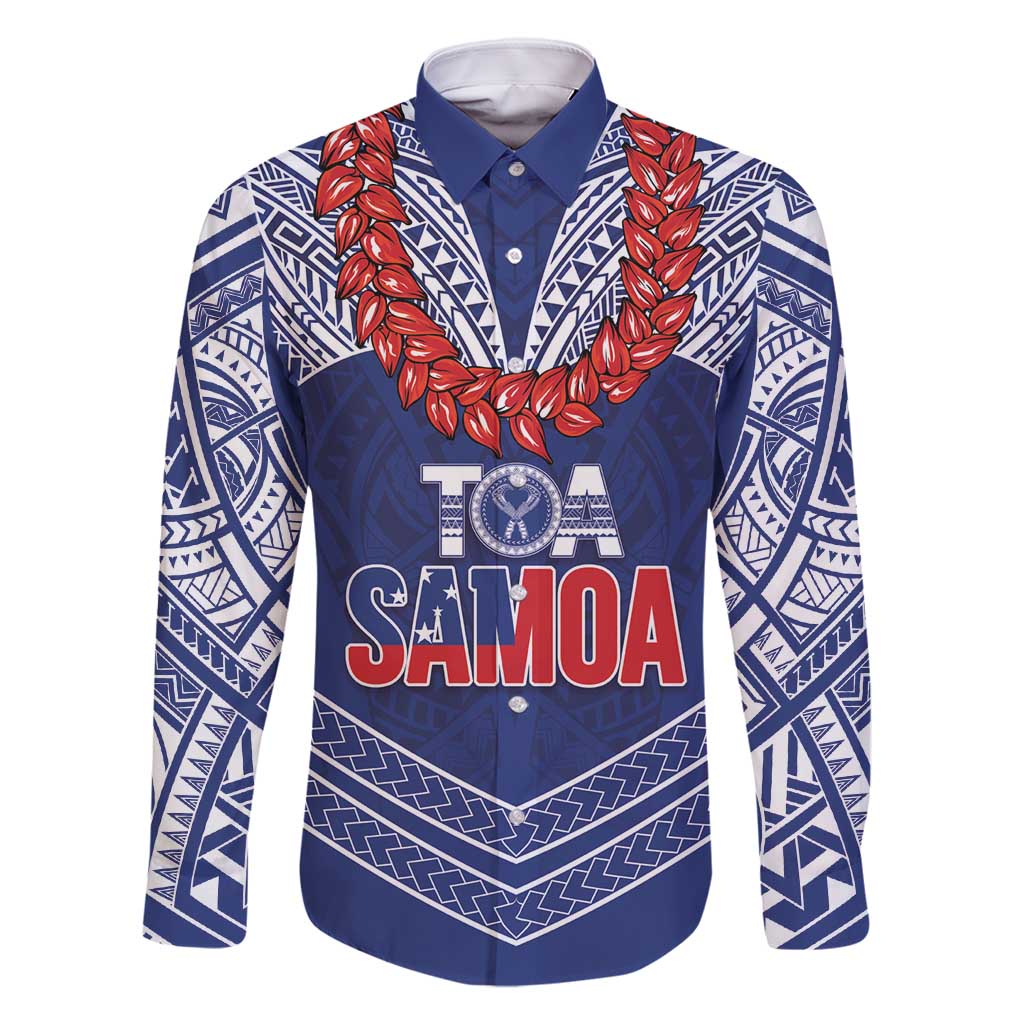 Toa Samoa Rugby Custom Family Matching Off Shoulder Maxi Dress and Hawaiian Shirt Ulafala Mix Nifo'oti - Polynesian Pride