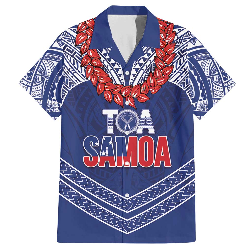 Toa Samoa Rugby Custom Family Matching Tank Maxi Dress and Hawaiian Shirt Ulafala Mix Nifo'oti - Polynesian Pride
