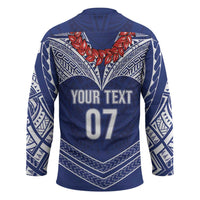 Toa Samoa Rugby Custom Hockey Jersey Ulafala Mix Nifo'oti - Polynesian Pride