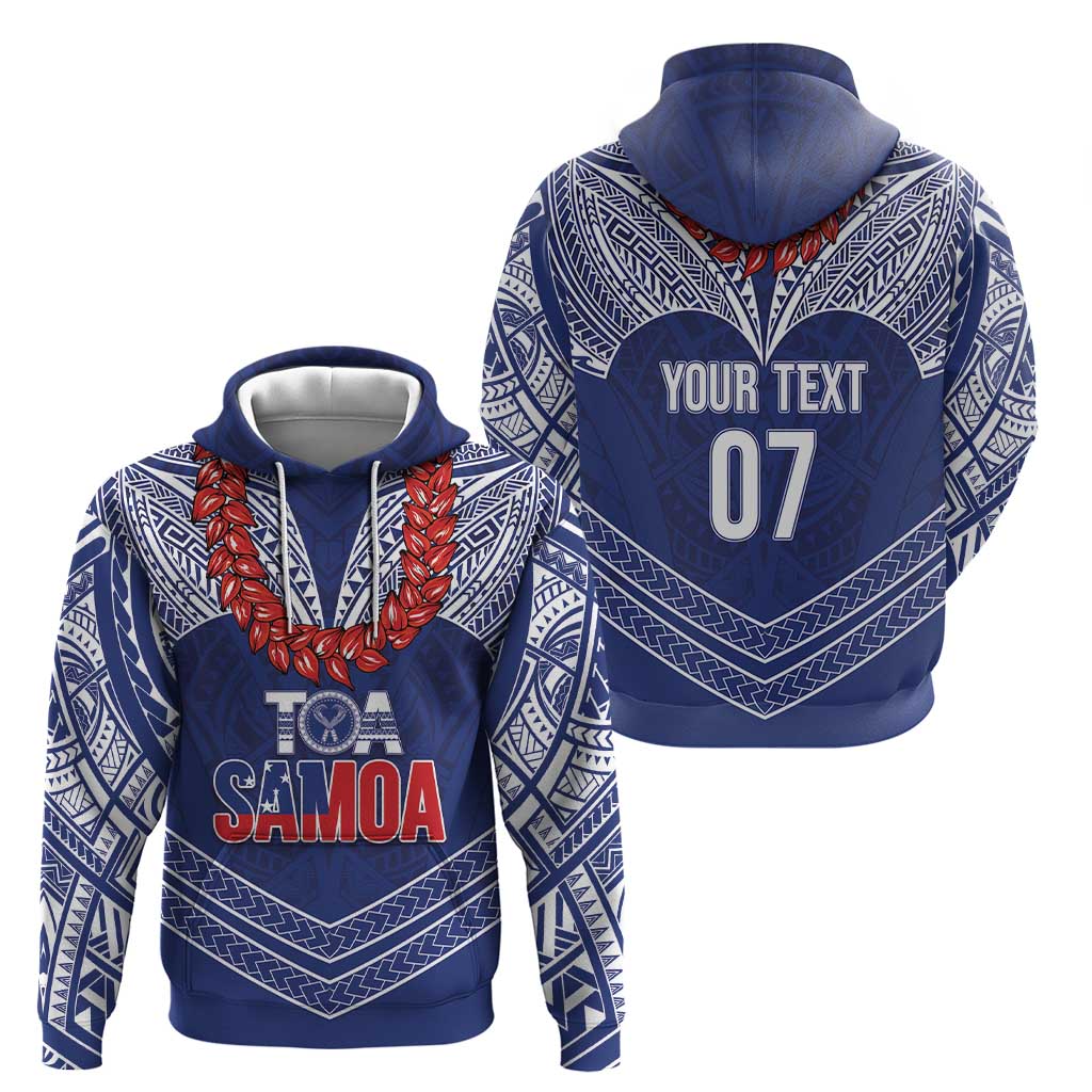 Toa Samoa Rugby Custom Hoodie Ulafala Mix Nifo'oti - Polynesian Pride