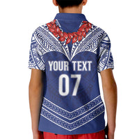 Toa Samoa Rugby Custom Kid Polo Shirt Ulafala Mix Nifo'oti - Polynesian Pride