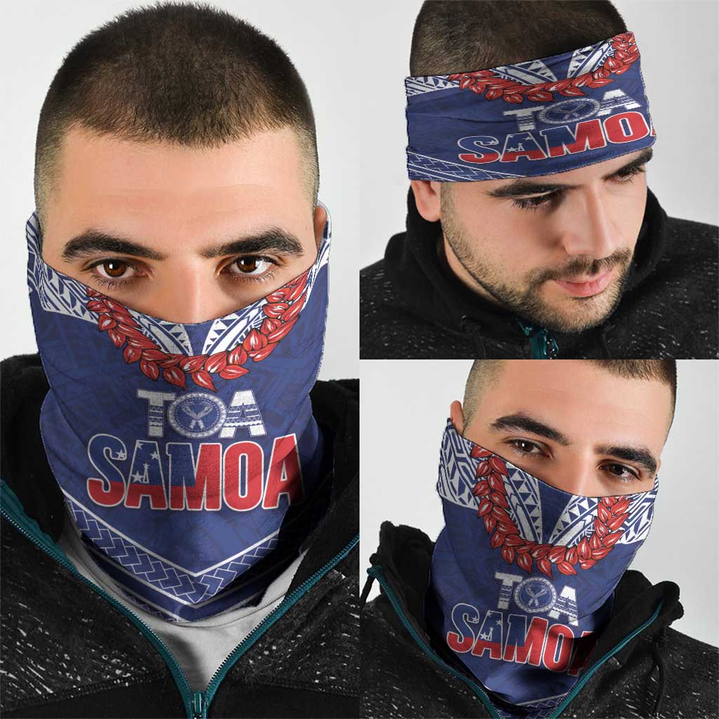 Toa Samoa Rugby Neck Gaiter Ulafala Mix Nifo'oti - Polynesian Pride