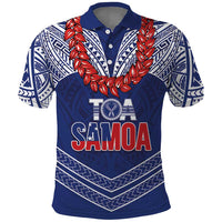Toa Samoa Rugby Custom Polo Shirt Ulafala Mix Nifo'oti - Polynesian Pride