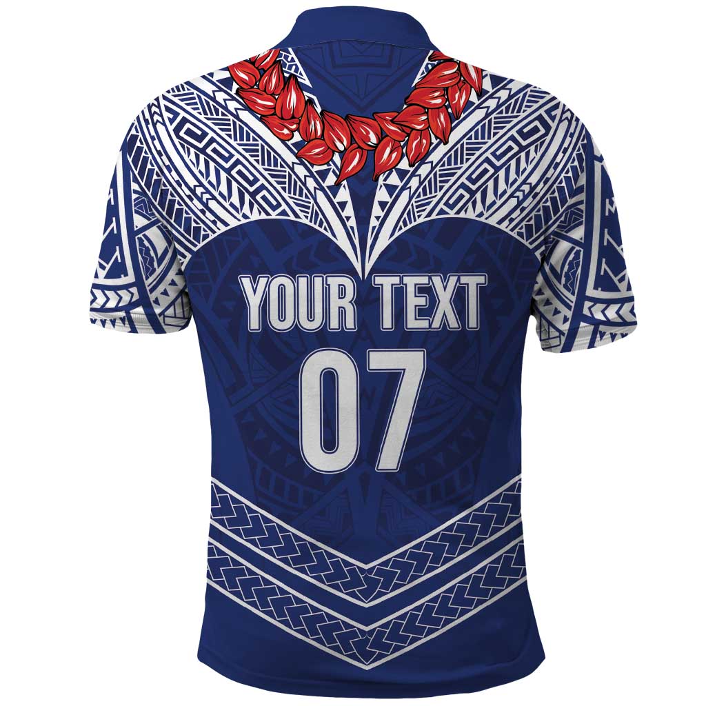 Toa Samoa Rugby Custom Polo Shirt Ulafala Mix Nifo'oti - Polynesian Pride
