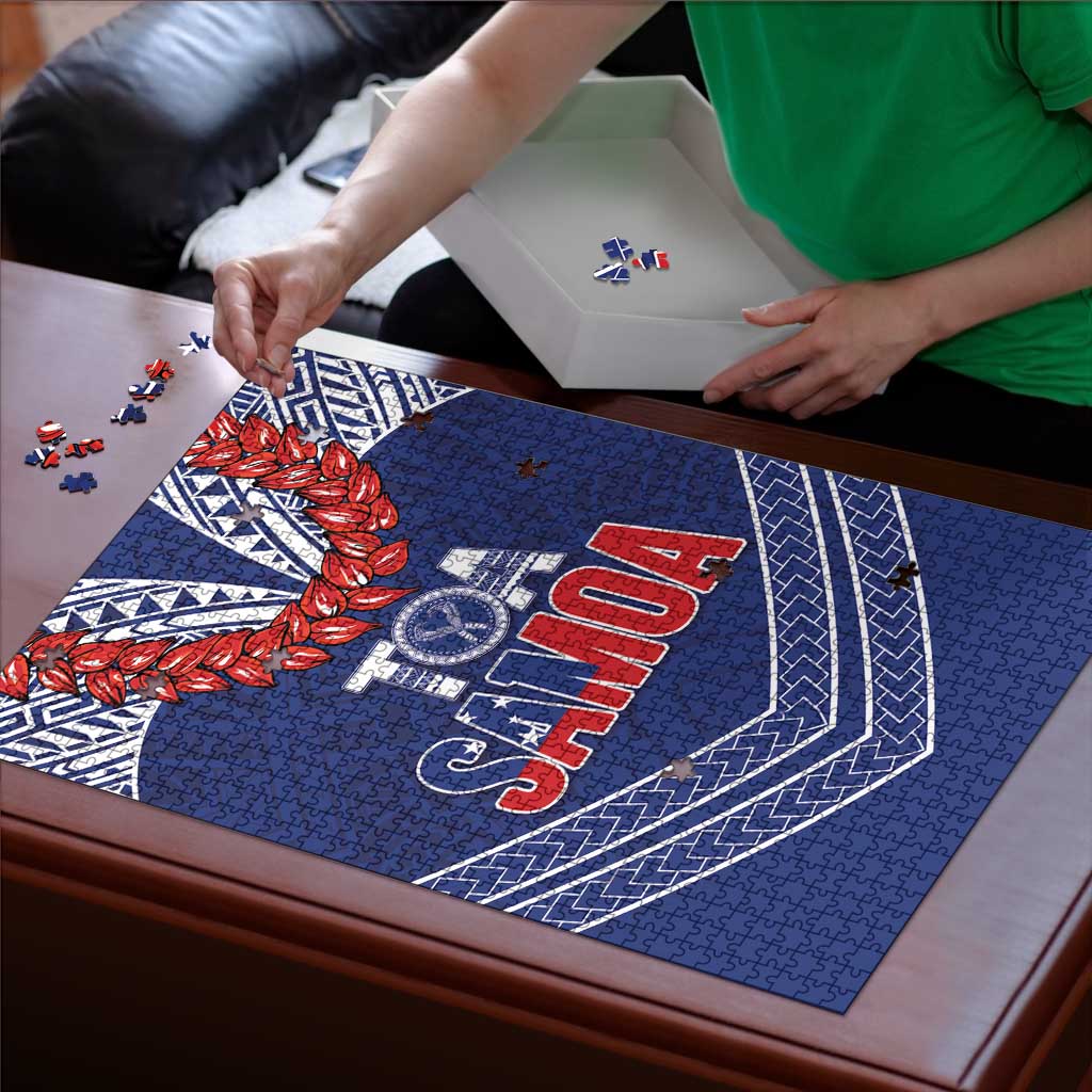 Toa Samoa Rugby Puzzle Ulafala Mix Nifo'oti - Polynesian Pride