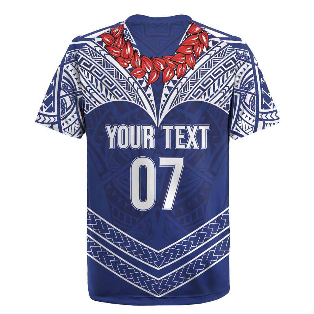 Toa Samoa Rugby Custom Rugby Jersey Ulafala Mix Nifo'oti - Polynesian Pride