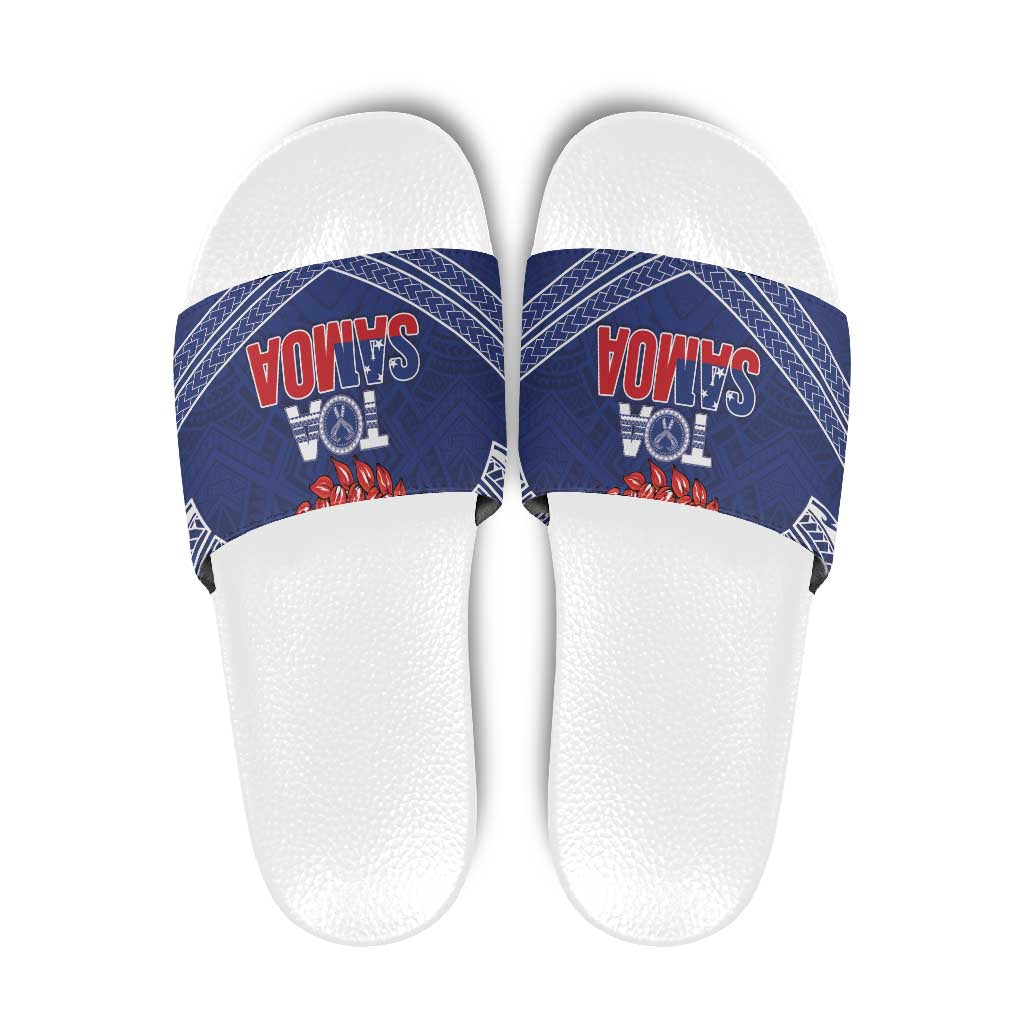 Toa Samoa Rugby Slide Sandals Ulafala Mix Nifo'oti - Polynesian Pride