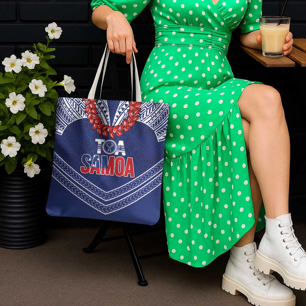 Toa Samoa Rugby Tote Bag Ulafala Mix Nifo'oti - Polynesian Pride