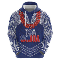 Toa Samoa Rugby Custom Zip Hoodie Ulafala Mix Nifo'oti - Polynesian Pride
