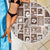 Hawaii Christmas Retro Patchwork Beach Blanket Brown LT7 - Polynesian Pride