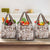 Hawaii Christmas Retro Patchwork Grocery Bag Brown