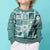 Hawaii Christmas Kid Ugly Christmas Sweater Retro Patchwork - Teal LT7 - Polynesian Pride