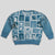 Hawaii Christmas Kid Ugly Christmas Sweater Retro Patchwork - Aquamarine LT7 - Polynesian Pride