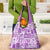 Hawaii Christmas Retro Patchwork Grocery Bag Violet