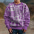 Hawaii Christmas Kid Ugly Christmas Sweater Retro Patchwork - Violet LT7 - Polynesian Pride