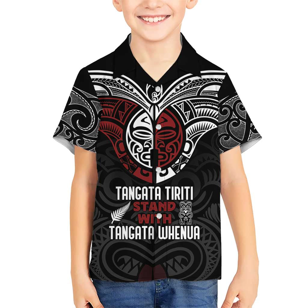 Maori Hongi Toitu Te Tiriti Hawaiian Shirt Tangata Tiriti Stand With Tangata Whenua LT7 - Polynesian Pride