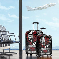 Maori Hongi Toitu Te Tiriti Luggage Cover Tangata Tiriti Stand With Tangata Whenua LT7 - Polynesian Pride
