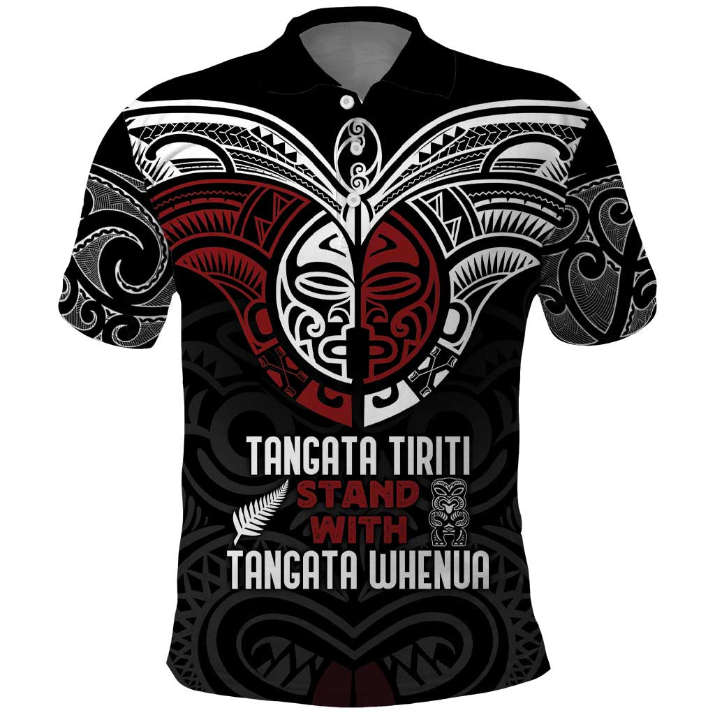 Maori Hongi Toitu Te Tiriti Polo Shirt Tangata Tiriti Stand With Tangata Whenua