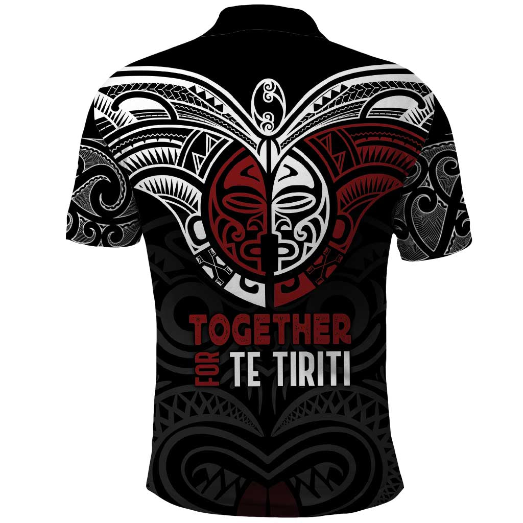 Maori Hongi Toitu Te Tiriti Polo Shirt Tangata Tiriti Stand With Tangata Whenua
