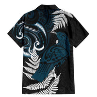 New Zealand Tui Bird Family Matching Mermaid Dress and Hawaiian Shirt Maori Kowhaiwhai LT7 - Polynesian Pride