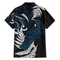 New Zealand Tui Bird Family Matching Puletasi and Hawaiian Shirt Maori Kowhaiwhai LT7 - Polynesian Pride