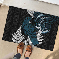 New Zealand Tui Bird Rubber Doormat Maori Kowhaiwhai