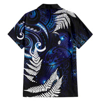 New Zealand Maori Matariki Family Matching Short Sleeve Bodycon Dress and Hawaiian Shirt Tui Bird Galaxy LT7 - Polynesian Pride
